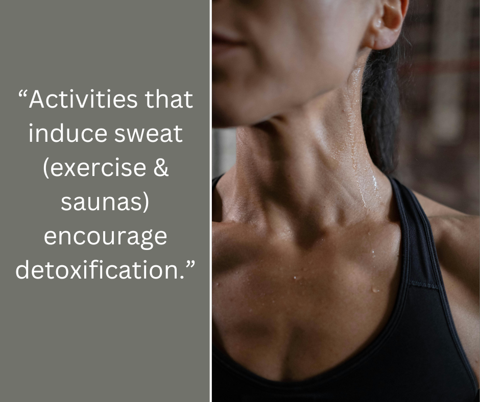 Sweat detoxification