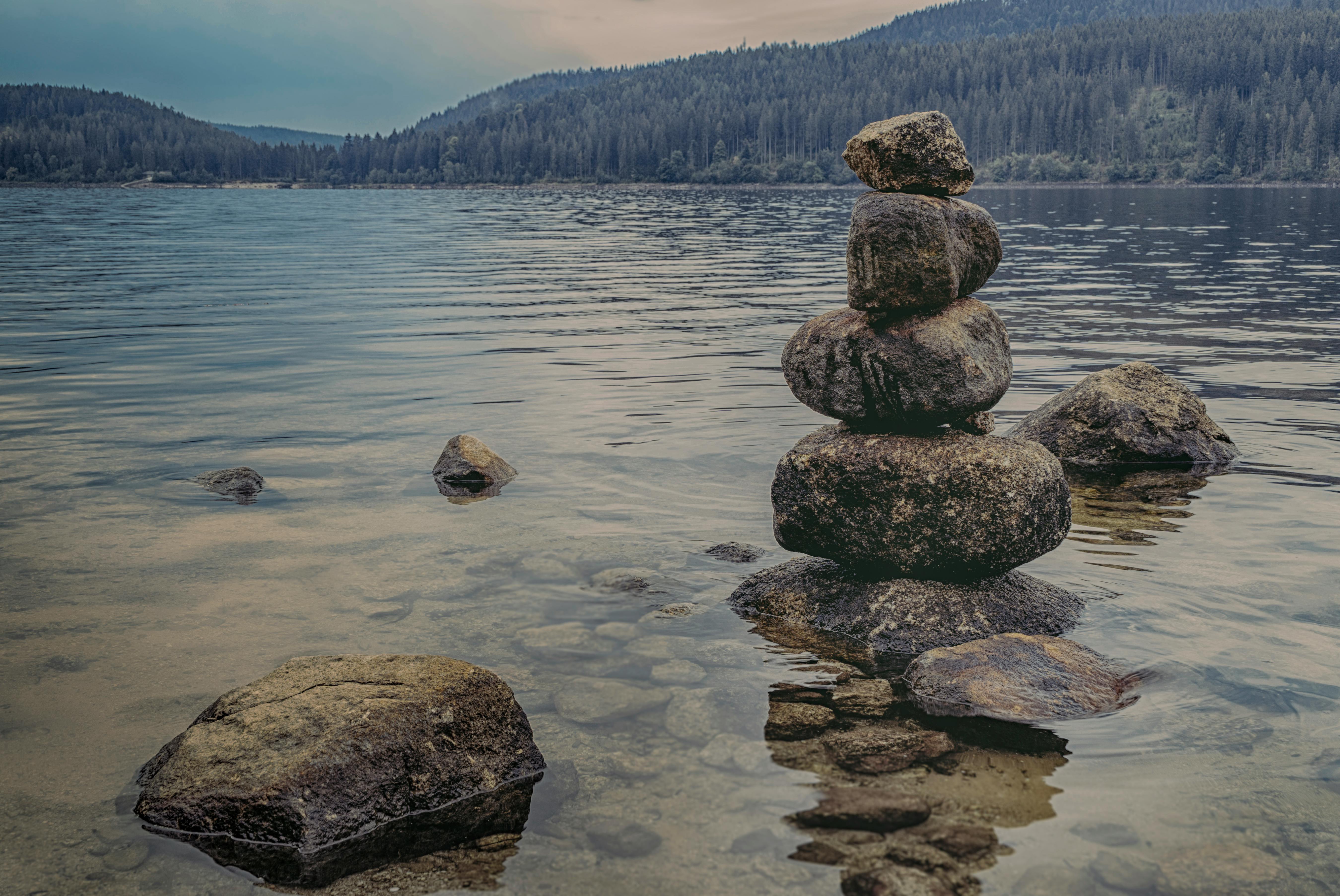 relaxing stones