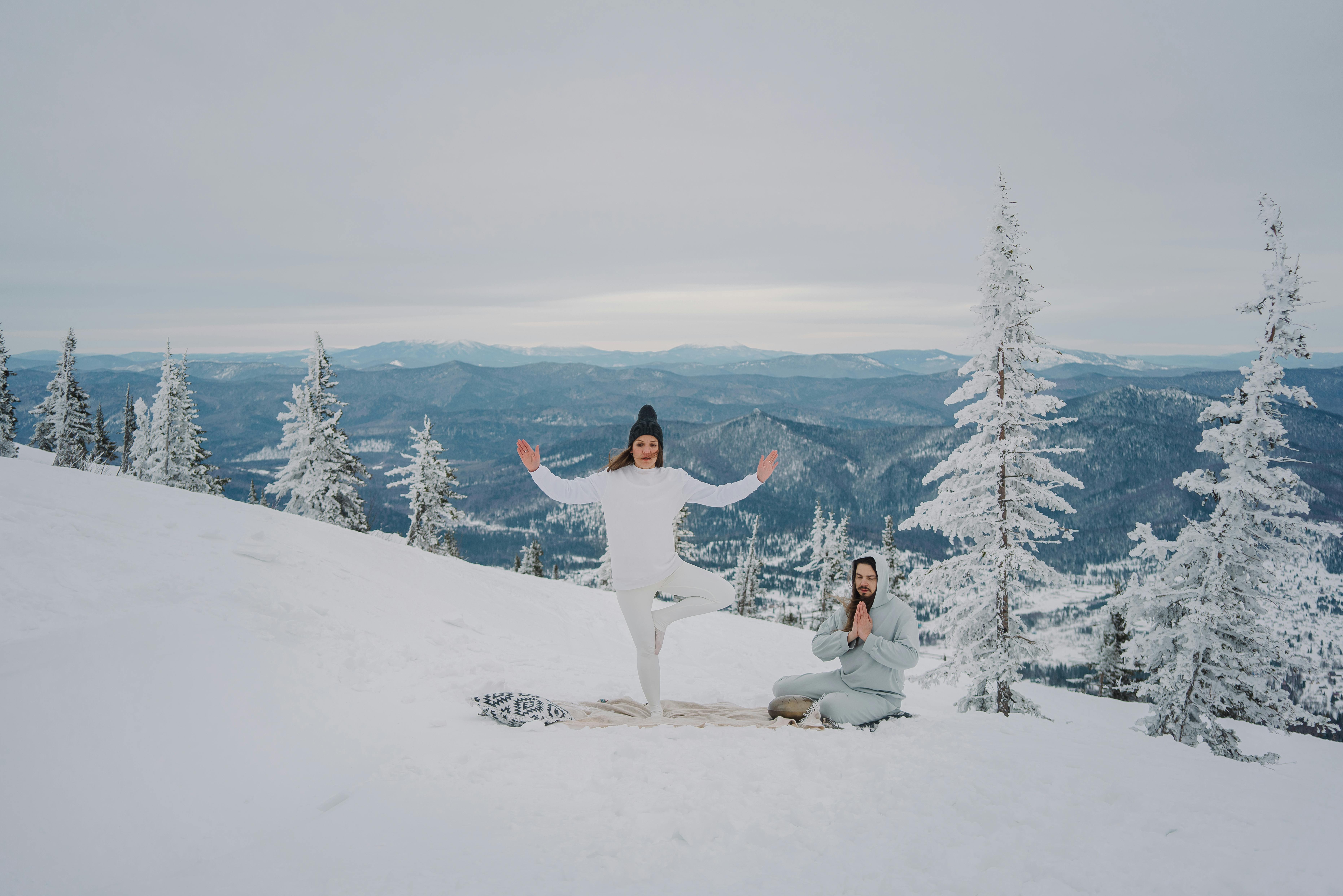 Winter yoga