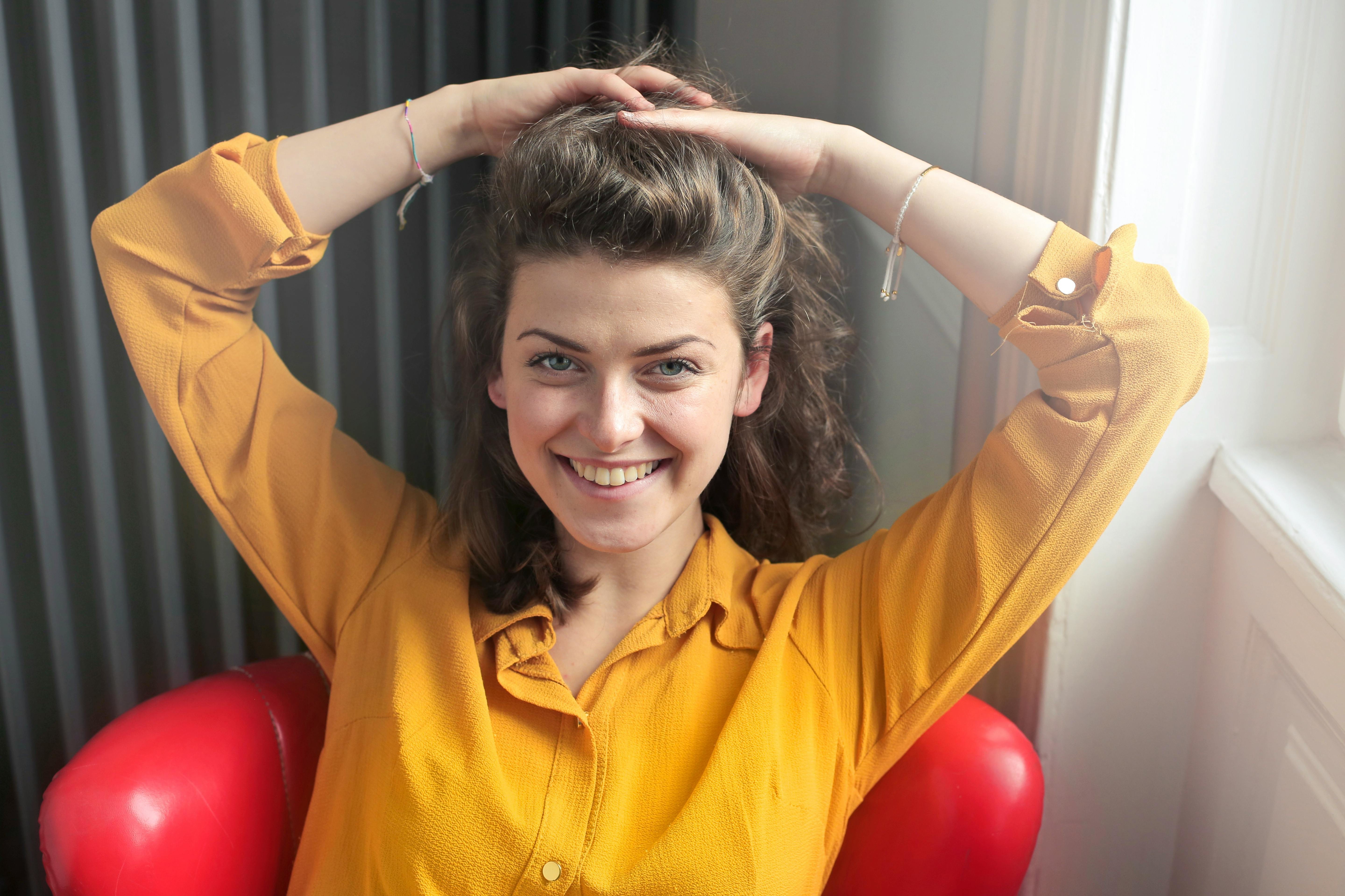 Happy detoxified person